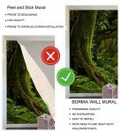 Bormia Fantasy Forest Wall Mural 151"x105" Large Photo Wallpaper Landscape Wall Decal for Livingroom Bedroom (Paste Not Included)