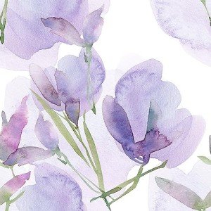 BaoHArtHome Floral Peel and Stick Wallpaper Contact Paper Removable White Purple Leaf Boho Easy Peel Off Vinyl Wall Paper Self Adhesive for Bedroom Living Cabinet Room 17.7 in x 9.8 ft