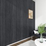 WESTICK Black Wood Wallpaper Peel and Stick Wood Grain Contact Paper 36"x394" Large Wooden Wallpaper Self Adhesive Removable Wooden Vinyl Countertop Contact Paper for Kitchen Countertops Desk Cabinets