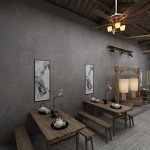 3YECAO 31"×1181" Extra Wide Big Thick Darker Grey Black Concrete Wallpaper Peel and Stick Removable Matte Textured 3d Dark Gray Concrete Cement Contact Paper for Store Coffee Room Gym Bedroom Bathroom