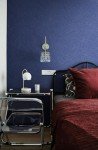 Safiyya 393"x 17.3" Wallpaper Silk Dark Blue Peel and Stick Wallpaper Dark Blue Contact Paper Self Adhesive Removable Wallpaper Solid Color Wallpaper for Bedroom Walls Vinyl Rolls