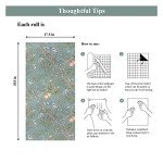 Laatse Green Leaf Wallpaper Peel and Stick Bird Wallpaper 17.5" x 393" Vintage Contact Paper Waterproof Self Adhesive Removable Boho Floral Wall Paper for Bedroom Walls Cabinet Locker