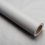 15.8" x400"Grey Wallpaper Self Adhesive Film Peel and Stick Wallpaper Grey Adhesive Paper Waterproof Removable DIY Decorative for Kitchen Cabinet Countertops Shelf Liner Upgrade Thicker