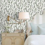 Livebor Green Leaf Wallpaper Peel and Stick Leaf Contact Paper 17.7inch x 393.7inch Green Peel and Stick Wallpaper Modern Farmhouse Wallpaper Neutral Sage Wallpaper Self Adhesive Decorative Paper