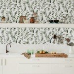 Livebor Green Leaf Wallpaper Peel and Stick Leaf Contact Paper 17.7inch x 393.7inch Green Peel and Stick Wallpaper Modern Farmhouse Wallpaper Neutral Sage Wallpaper Self Adhesive Decorative Paper