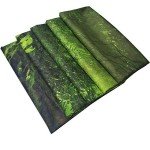 Leofanger Misty Forest Tapestry Nature Green Tree Wall Tapestry Virgin Rainforest Landscape Wall Hanging for Bedroom Living Room (59.1" × 78.7")