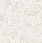 NuWallpaper NUS3578 Silver Hikarigaoka Peel & Stick Wallpaper, Metallic