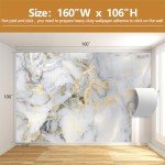 TUNDJ - Abstract Marble Wallpaper Gold Art Textured Wall Mural Office Living Room（Not Peel and Stick）