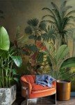 Mr. Kate Hilo Tropical Island Tapestry Peel and Stick Mural, RMK12779MW