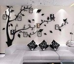 3D Tree Wall Stickers - DIY Photo Frame Tree Wall Decal Family Photo Frame Sticker Murals Wall Decor Living Room Bedroom TV Background Home Decorations