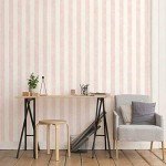 Norwall ST36931 Stripe with Texture PrePasted Wallpaper, Blue, Soft Blue, Sky