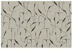 RoomMates RMK12208M Nikki Chu Taupe and Black Peel and Stick Wallpaper Mural