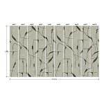 RoomMates RMK12208M Nikki Chu Taupe and Black Peel and Stick Wallpaper Mural