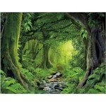 LILOKKO Custom Forest Wall Mural Rainforest 3D Peel and Stick Wallpaper Large Nature Scenery Wall Mural for Bedroom Living Room Wallpapers