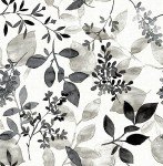 WallPops Black Breezy Peel & Stick Wallpaper