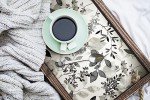 WallPops Black Breezy Peel & Stick Wallpaper