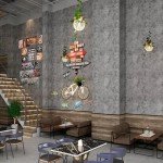 BAYYA Concrete Wallpaper Peel and Stick Grey Cement Contact Paper Industrial Style Self Adhesive Waterproof Removable Decorative Wall Covering Vinyl Film Furniture Stickers for Floor Wall Cabinets
