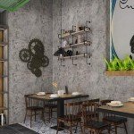 BAYYA Concrete Wallpaper Peel and Stick Grey Cement Contact Paper Industrial Style Self Adhesive Waterproof Removable Decorative Wall Covering Vinyl Film Furniture Stickers for Floor Wall Cabinets
