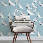 NuWallpaper NU2680 Halcyon Peel & Stick Wallpaper, Blue