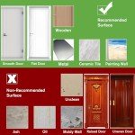 ChezMax Door Stickers Decals 3D Door Murals Peel and Stick, Removable Decorative Vinyl Wallpaper Waterproof Self Adhesive Wall Covers Poster for Home Office Decoration Vivid Glass 30.3" W x 78.7" H