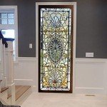 ChezMax Door Stickers Decals 3D Door Murals Peel and Stick, Removable Decorative Vinyl Wallpaper Waterproof Self Adhesive Wall Covers Poster for Home Office Decoration Vivid Glass 30.3" W x 78.7" H
