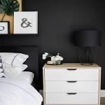 practicalWs 15.7" x393.7" Black Wallpaper Self Adhesive and Removable Peel and Stick Vinyl Film Stick Paper Easy to Apply Wall Coverings Shelf Home Decorative Liner Table and Door Reform
