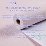 Haimin Grasscloth Wallpaper Textured 24in X 393in Fabric Contact Paper Pink Wall Paper Textured Linen Wallpaper Peel and Stick Self-Adhesive Thick Vinyl Embossed Film Wallpaper (Pink)