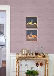NuWallpaper x Socitey Social Classic Faux Grasscloth Peel and Stick Wallpaper, Lilac