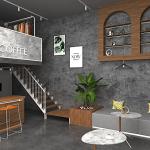 3yecao 31"×157" Extra Thicker Light Blue Grey Black Concrete Wallpaper Peel and Stick 3D Effect Concrete Contact Paper Luxury Vinyl Wrap Matte Textured Look Cement Wall Stickers for Walls Bathroom