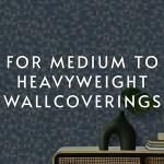 ROMAN PRO-838 Heavy Duty Clear Wallpaper Adhesive, for Commercial Weight Wallcoverings, Wall Carpet, Non-Wovens, and More, 1 Gallon (300 sq. ft.)