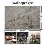 BAYYA Cement Grey Contact Paper Concrete Peel and Stick Wallpaper Industrial Style Self Adhesive Paper Waterproof Removable Decorative Paper Vinyl Film Furniture Stickers for Bathroom Kitchen Cabinets