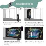 YQWDMX - 3D Cave Waterfall Natural Landscape Wallpaper for Bedroom (Not Peel and Stick)