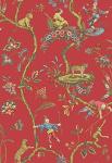 NuWallpaper x Scalamandre Red Tomato Chinoise Exotique Self Adhesive Wallpaper, SCS3844