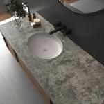 VaryPaper Cracked Concrete Wallpaper 15.7''x315'' Textured Concrete Peel and Stick Countertops Contact Paper Waterproof Self Adhesive Vinyl Cement Wall Paper for Bedroom Walls Kitchen Backsplash Table