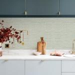 HueBurst Grasscloth Peel and Stick Wallpaper 17.3"x197" Renter Friendly, Neutral Textured Grassweave Wallpaper Self Adhesive Removable for Bathroom Bedroom