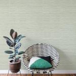 HueBurst Grasscloth Peel and Stick Wallpaper 17.3"x197" Renter Friendly, Neutral Textured Grassweave Wallpaper Self Adhesive Removable for Bathroom Bedroom