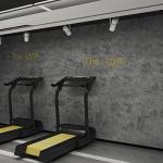 3yecao 24"×354" Thick Grey Blue Concrete Wallpaper Peel and Stick 3D Wide Waterproof Dark Blue Gray Concrete Cement Contact Paper Vinyl Matte Adhesive Sticker for Bathroom Living Room Bedroom Walls