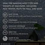 Roman PRO-880 Wallpaper Adhesive & Paste for Any Wallcovering - Ultra Clear Strippable, 1 Gallon(330 sq. ft)