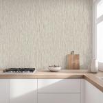 Embossed Grasscloth Textured Wallpaper - Classic Beige Wall Paper, Double Roll 33 ft x 21 in, Made in Ukraine, Traditional Paper Wall Covering for Bedroom, Kitchen or Living Room (Not Peel and Stick)