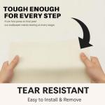 auxua Thick Grasscloth Peel and Stick Wallpaper- 17.7"x 196" Textured Wall Paper with Wear Layer for Covers Cracks & Uneven Walls Instantly, No Need to Match Pattern, Odor-Free Grass Wall Covering