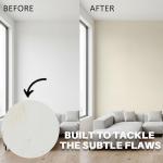 auxua Thick Grasscloth Peel and Stick Wallpaper- 17.7"x 196" Textured Wall Paper with Wear Layer for Covers Cracks & Uneven Walls Instantly, No Need to Match Pattern, Odor-Free Grass Wall Covering