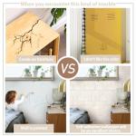 Lativo Modern Peel and Stick Wallpaper Boho Contact Paper for Cabinets Drawers Beige and White Striped Geometric Self Adhesive Wallpaper for Bedroom Bathroom Wall Decor Neutral Vinyl 17.3inW 393inL