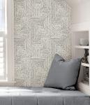 NuWallpaper x Scott Living Black Ink Peel & Stick Wallpaper, SLS3975