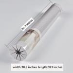 Haimin Grasscloth Wallpaper Peel and Stick 20.9in X 393in Fabric Contact Paper Wall Paper Textured Wallpaper Horizontal Stripes Look Self-Adhesive Thick Vinyl Embossed (Grey White)