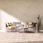 Bumoo Beige Limewash Peel and Stick Wallpaper 16“ x 354” Concrete Cream and Gold Contact Paper Self Adhesive Waterproof Matte Granite Wall Covering Vinyl Removable for Living Room Kitchen Bathroom Gym