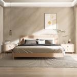 Bumoo Beige Limewash Peel and Stick Wallpaper 16“ x 354” Concrete Cream and Gold Contact Paper Self Adhesive Waterproof Matte Granite Wall Covering Vinyl Removable for Living Room Kitchen Bathroom Gym