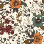 Danodoi Yellow Floral Wallpaper Peel and Stick Vinyl Wallpaper Stick and Peel Colorful Contact Paper for Cabinets Waterproof Self Adhesive Wall Paper for Kitchen Countertop Wall 17.5" x 118"