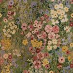 Vintique Floral Wallpaper Peel and Stick Boho Wall Paper Removable Waterproof Green Petal Pattern Contact Paper for Bedroom, Bathroom, Home Wall 17.3" x 236.3"