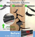 3D Lover Kiss Acrylic Mirror Wall Stickers Decorations for Living Room,Acrylic Lovers Kissing Wall Art Murals for Sofa TV Background Living Room Decor