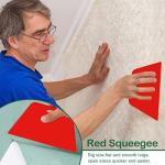 WRAPXPERT Wallpaper Smoothing Tools,Wallpaper Tool Kit with Squeegee Smoother,Seam Roller,Wallpaper Brush for Peel and Stick Hanging,Contact Paper,Vinyl Application,Wall Tile